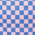 Checkerboard Blue and Pink
