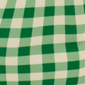 Distorted Gingham Green