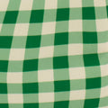 Distorted Gingham Green
