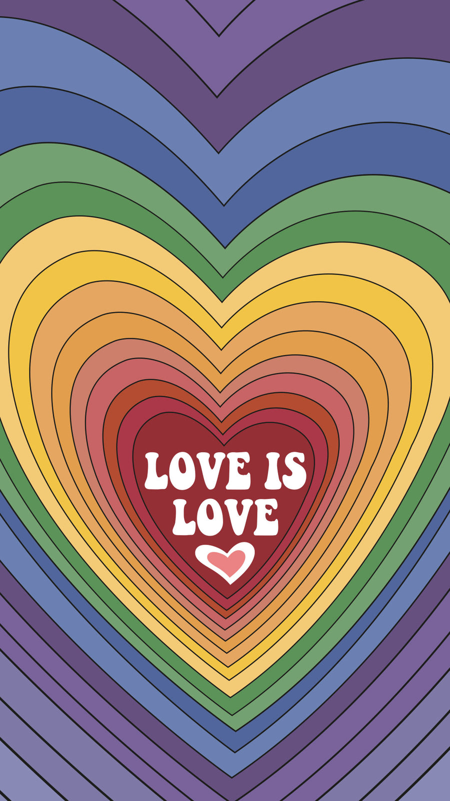 Love is Love | Digital Phone Wallpaper