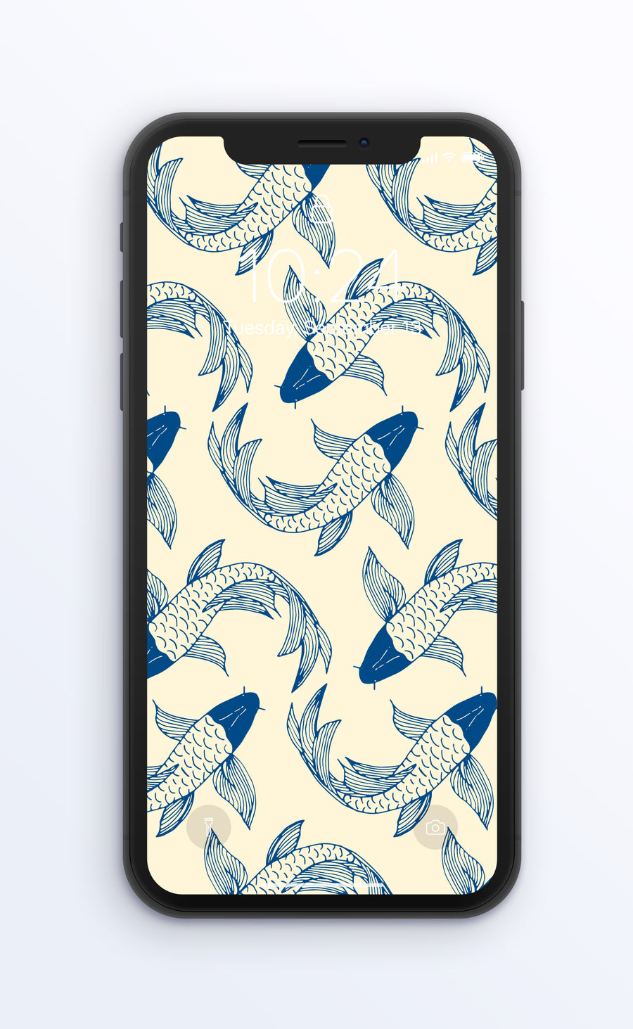 Koi Fish | Digital Phone Wallpaper