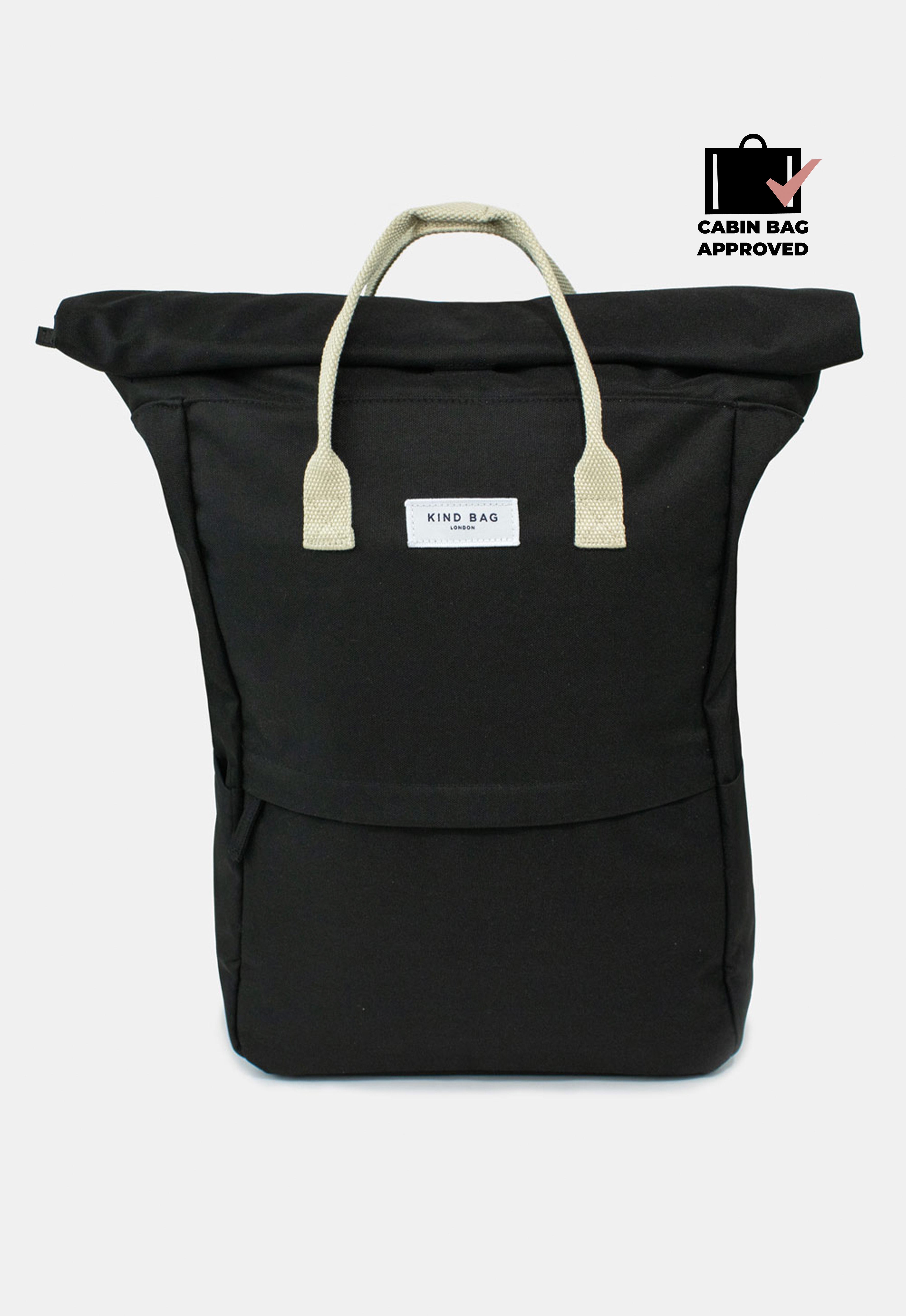 Pebble Black | Hackney Backpack | Large