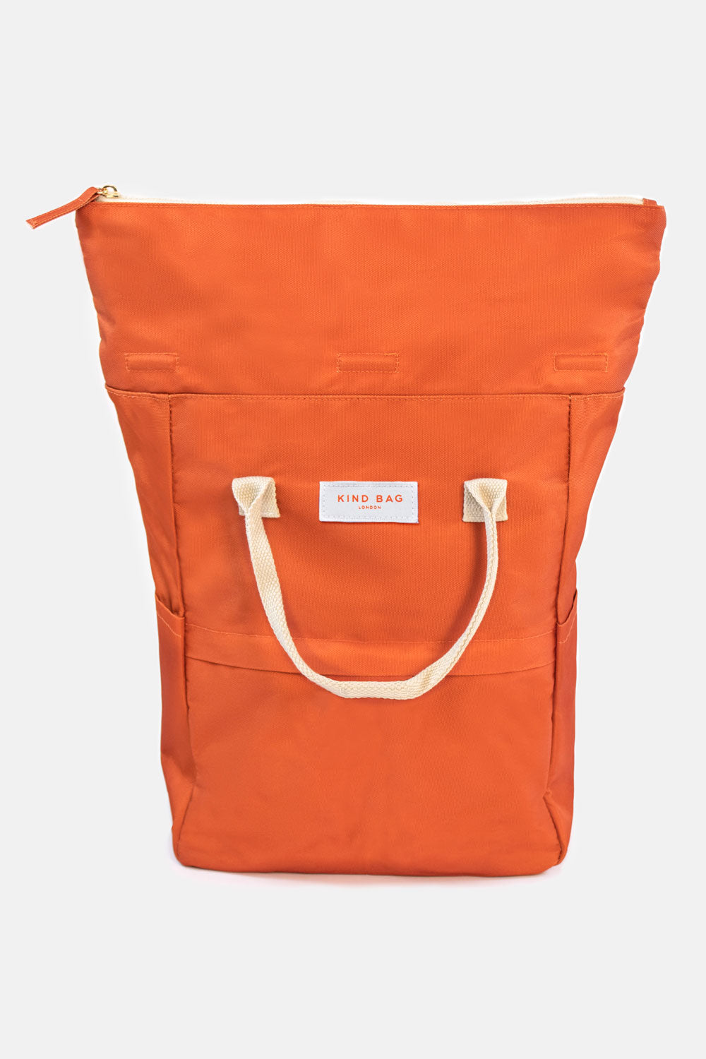 Hackney Backpack | Burnt Orange | Roll-Top Laptop Medium Backpack