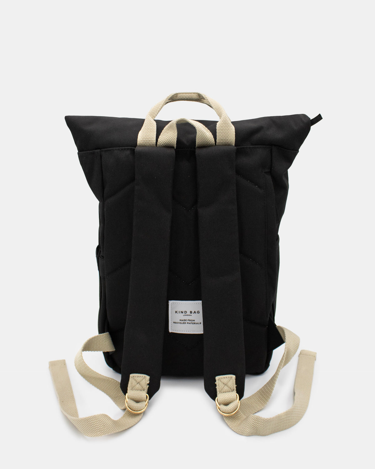 Hackney Backpack in Pebble Black by Kind Bag - view 4