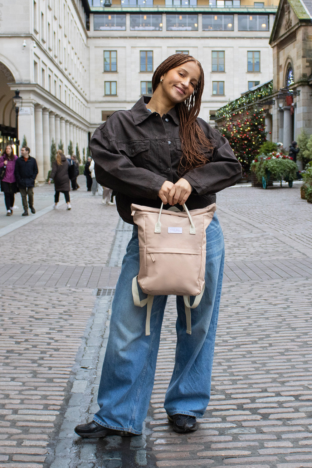 Beige | Hackney Backpack | Medium