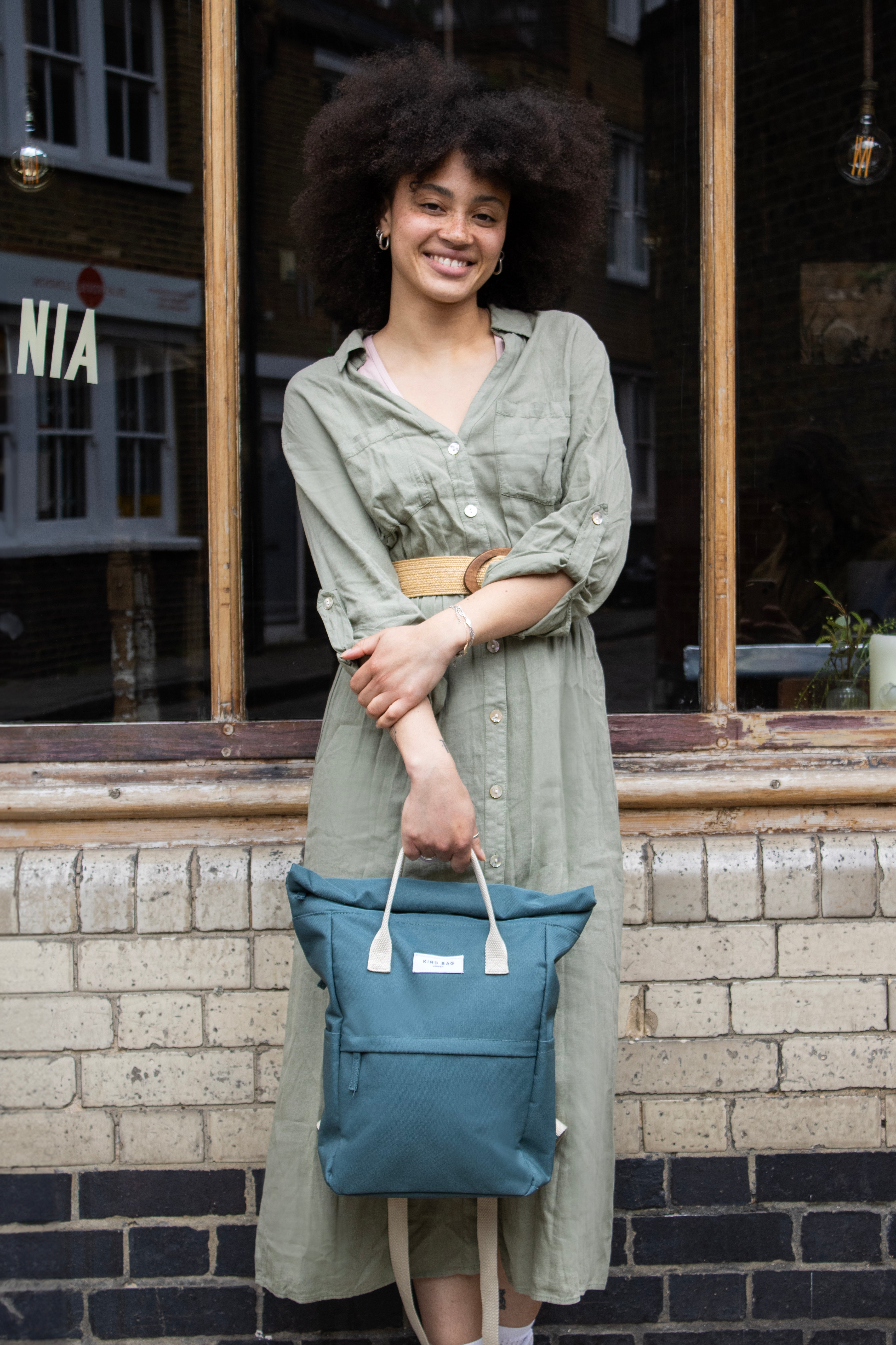 Moss Green | Hackney Backpack | Medium
