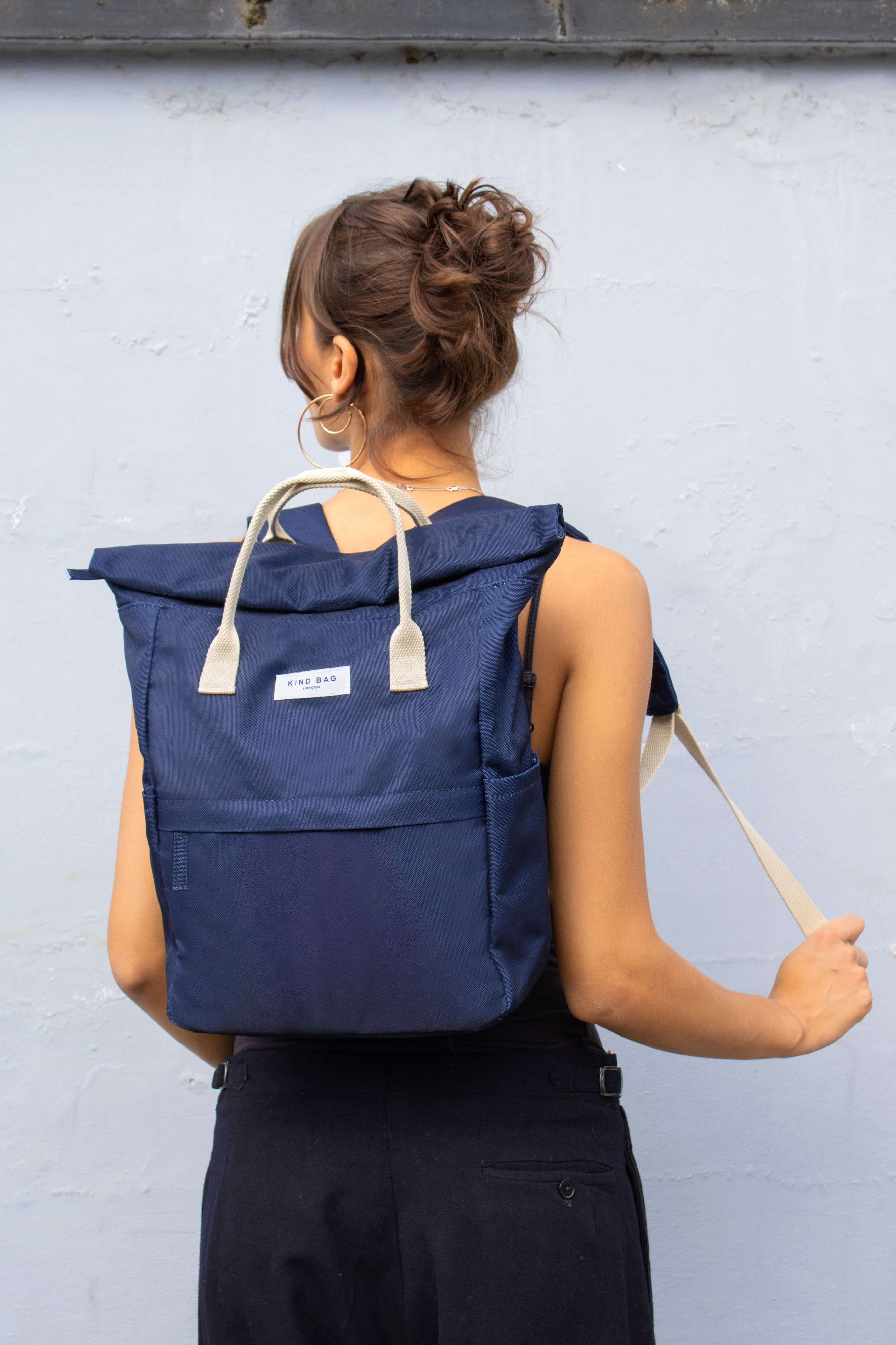 Navy | Hackney Backpack | Medium