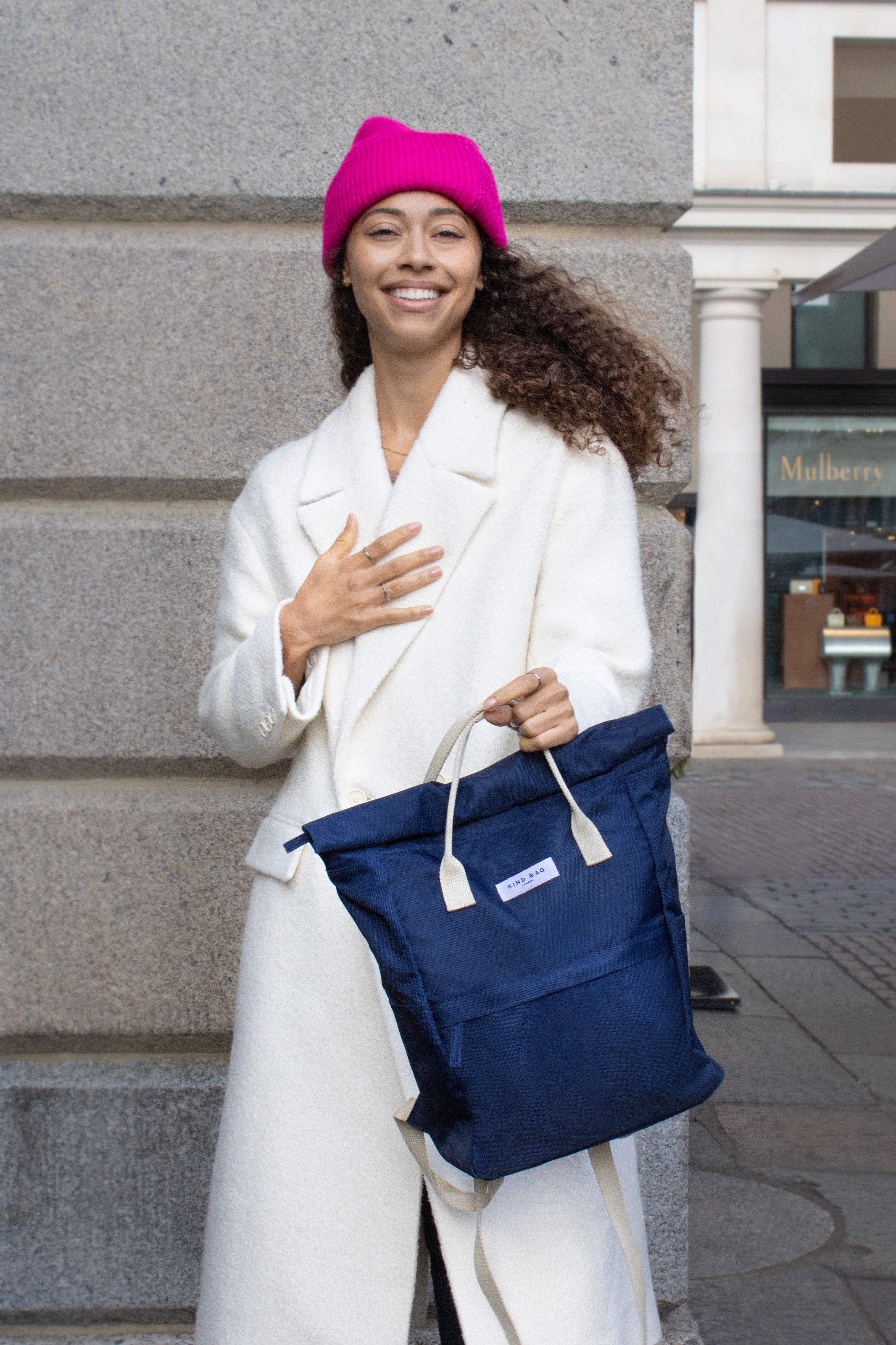Navy | Hackney Backpack | Medium