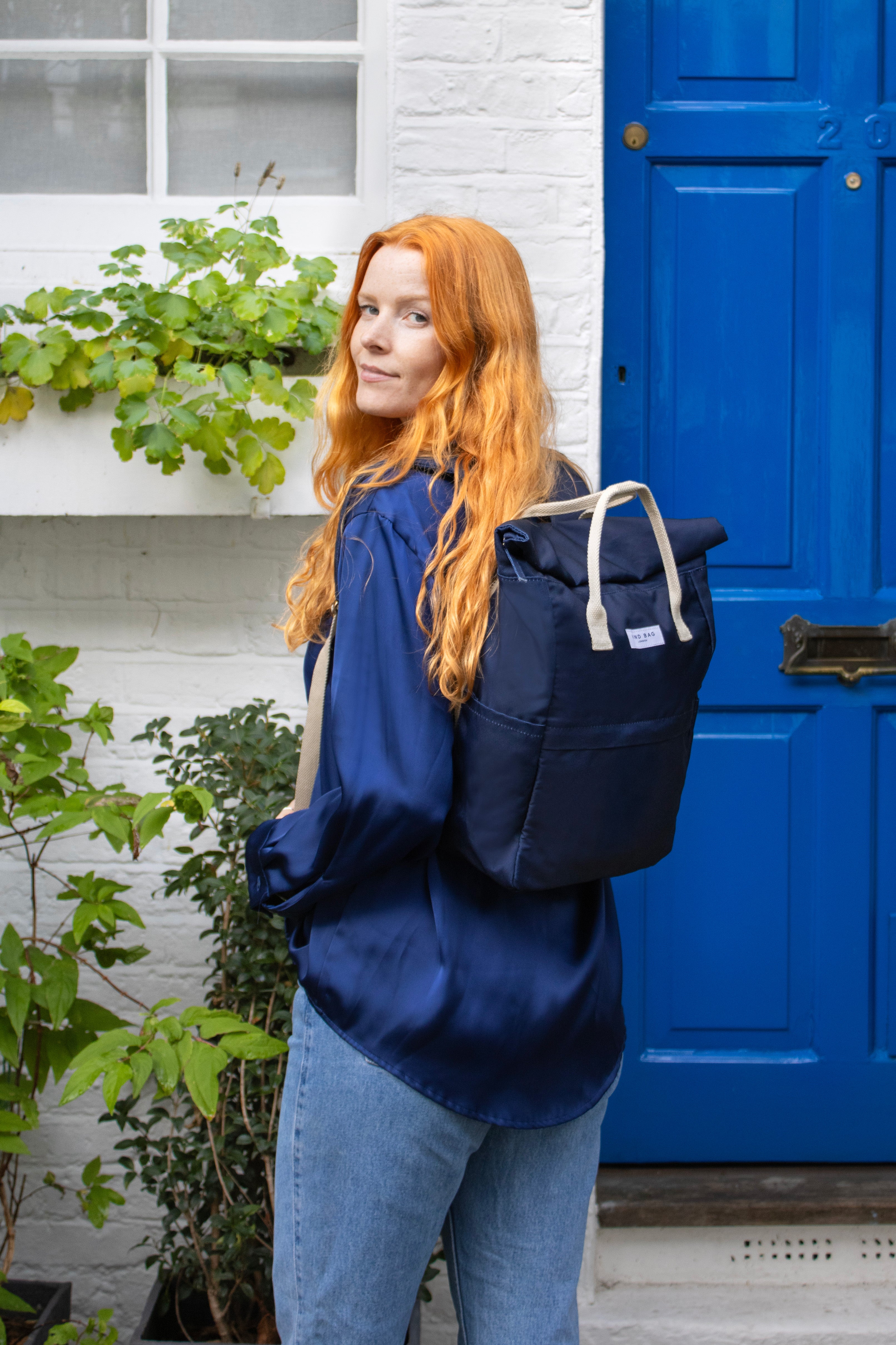 Navy | Hackney Backpack | Medium