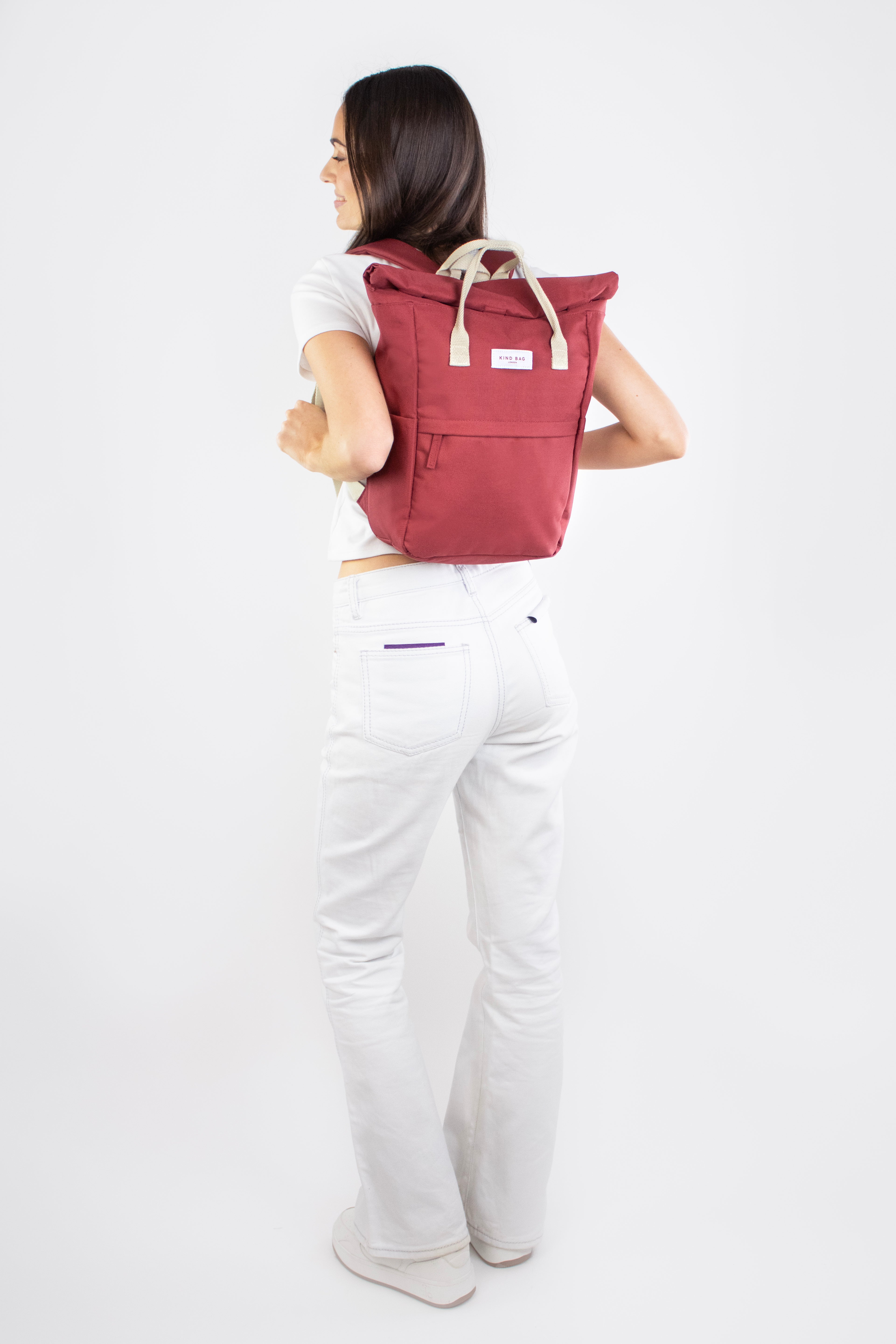 Burgundy | Hackney Backpack | Medium