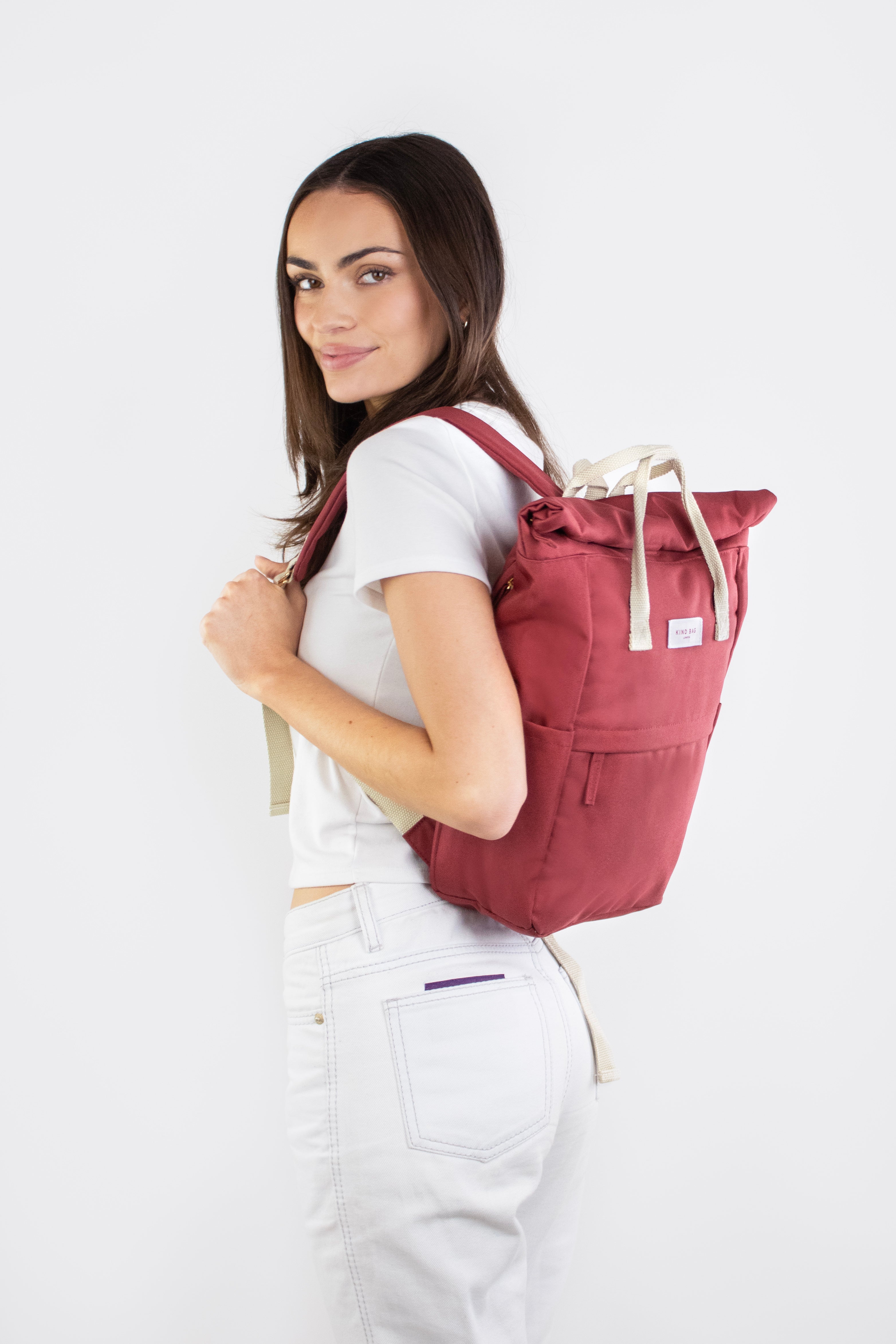 Burgundy | Hackney Backpack | Medium