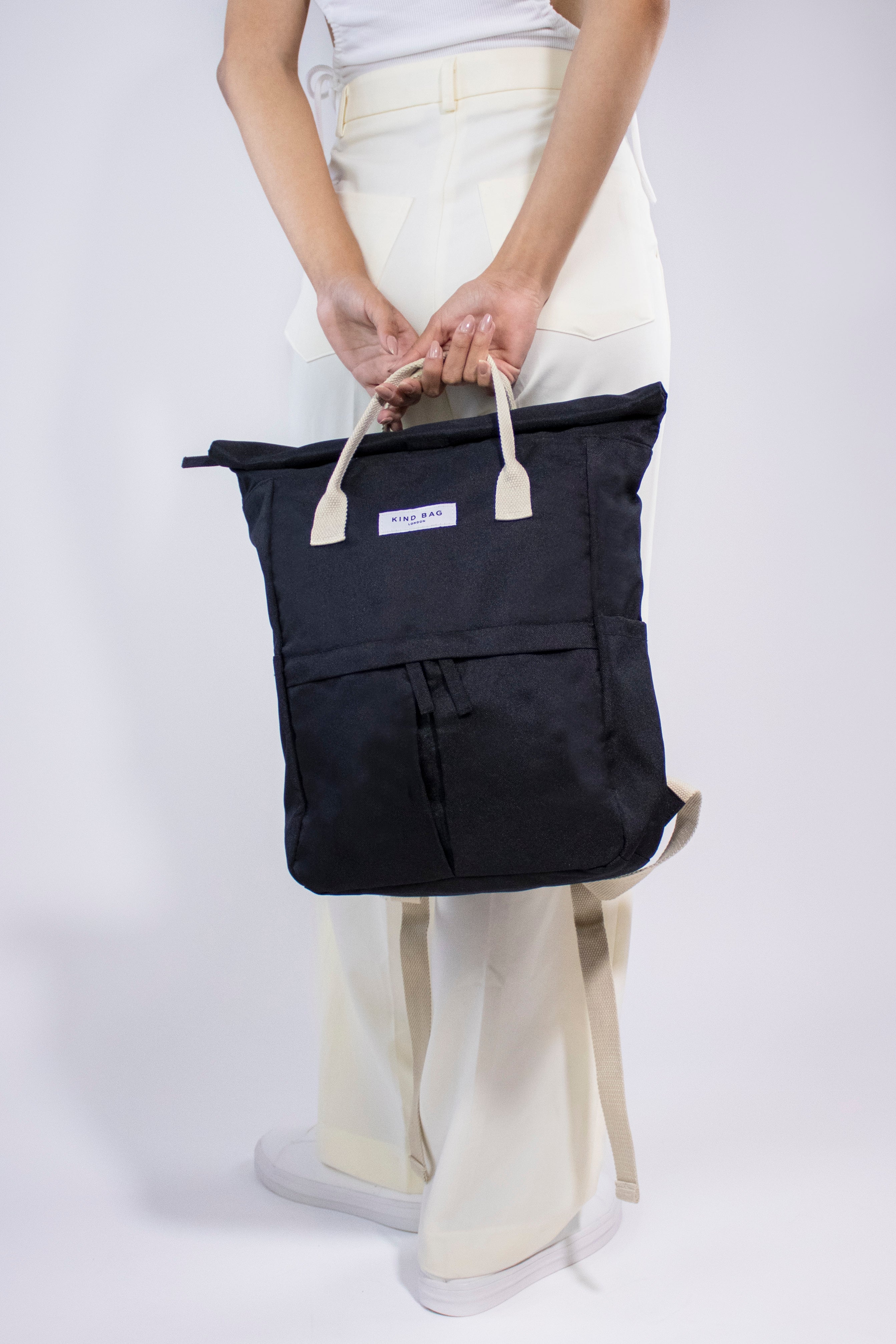 Pebble Black | Hackney 2.0 Backpack | Medium