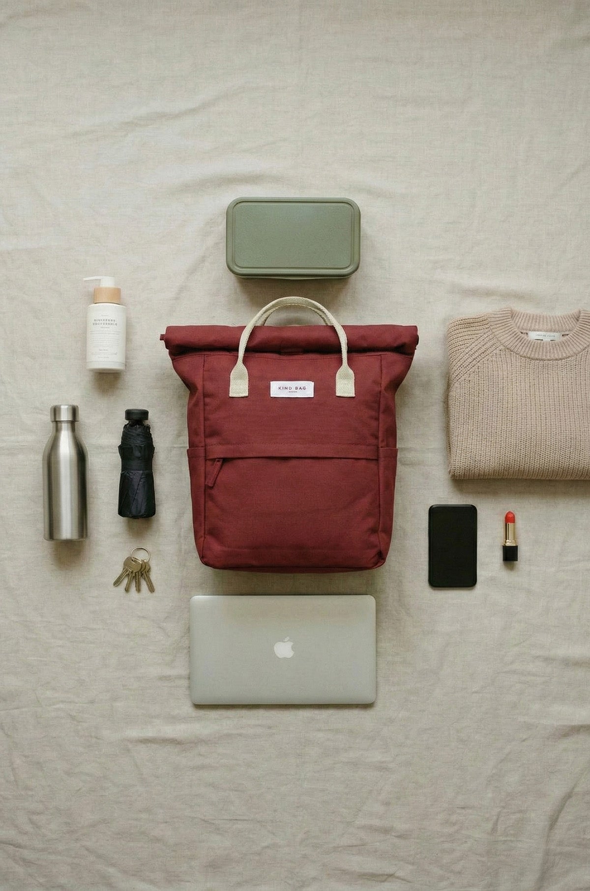 Burgundy | Hackney Backpack | Medium