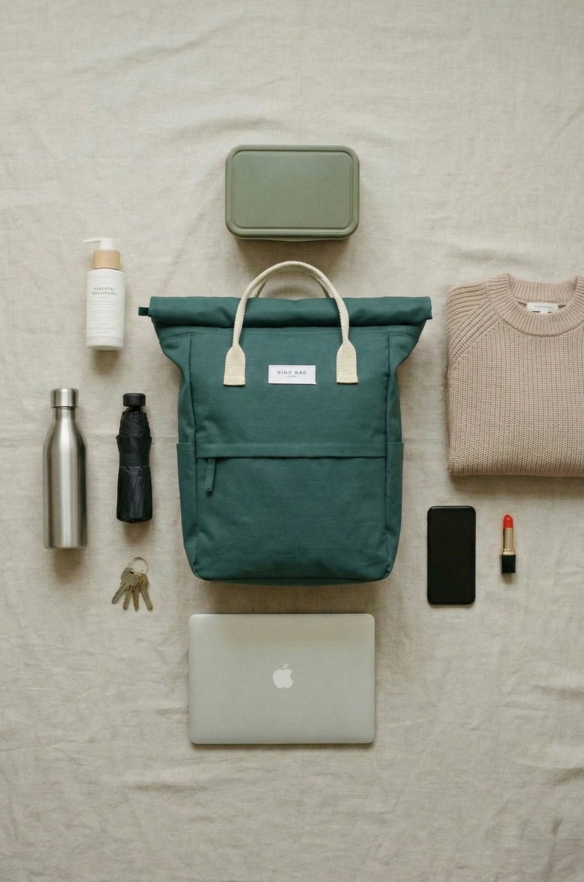 Moss Green | Hackney Backpack | Medium