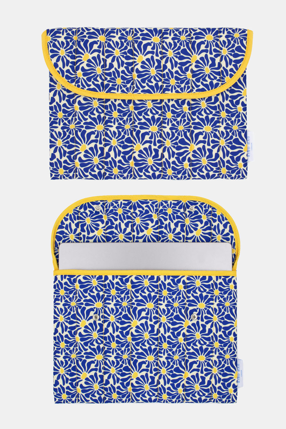 Abstract Flowers Blue | 13 Inch Laptop Sleeve