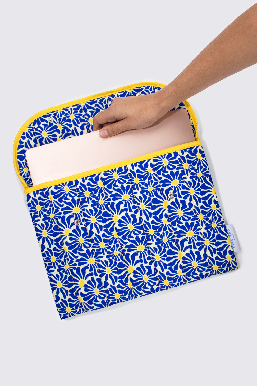 Abstract Flowers Blue | 13 Inch Laptop Sleeve
