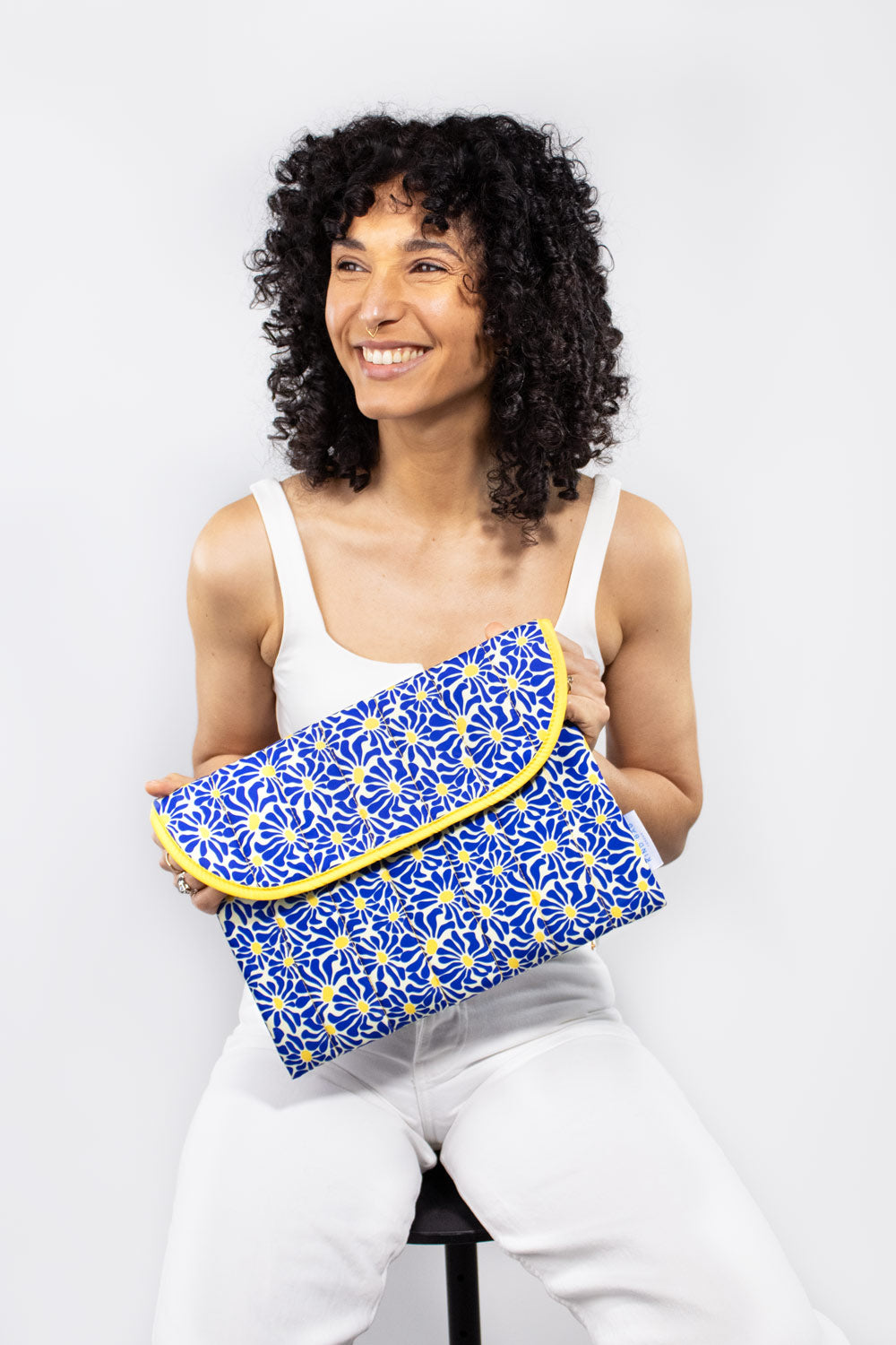 Abstract Flowers Blue | 13 Inch Laptop Sleeve