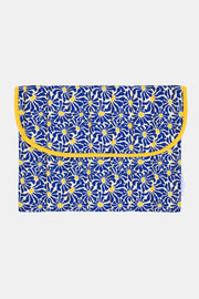 Abstract Flowers Blue | 16 Inch Laptop Sleeve