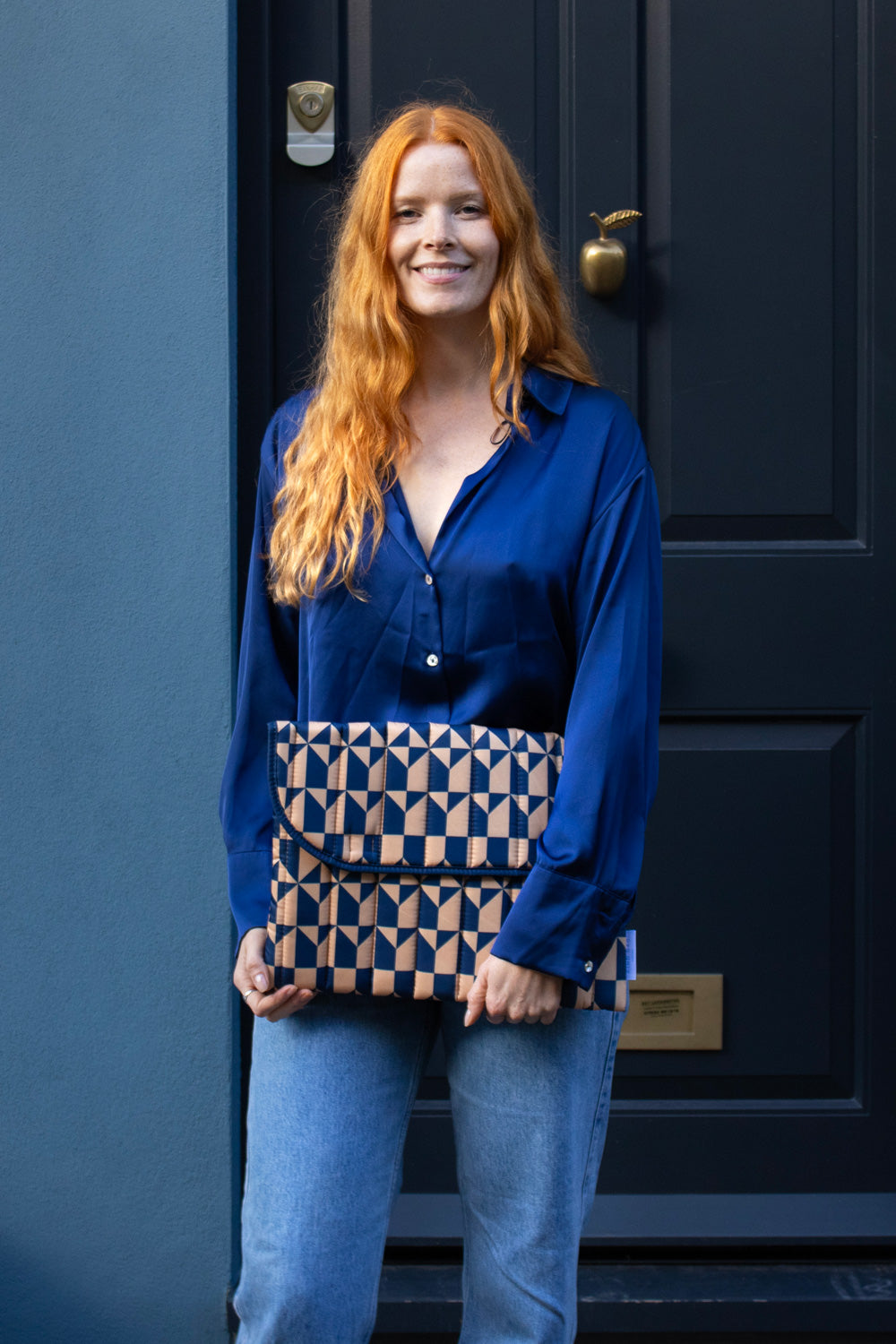 Navy Coffee | 16 Inch Laptop Sleeve