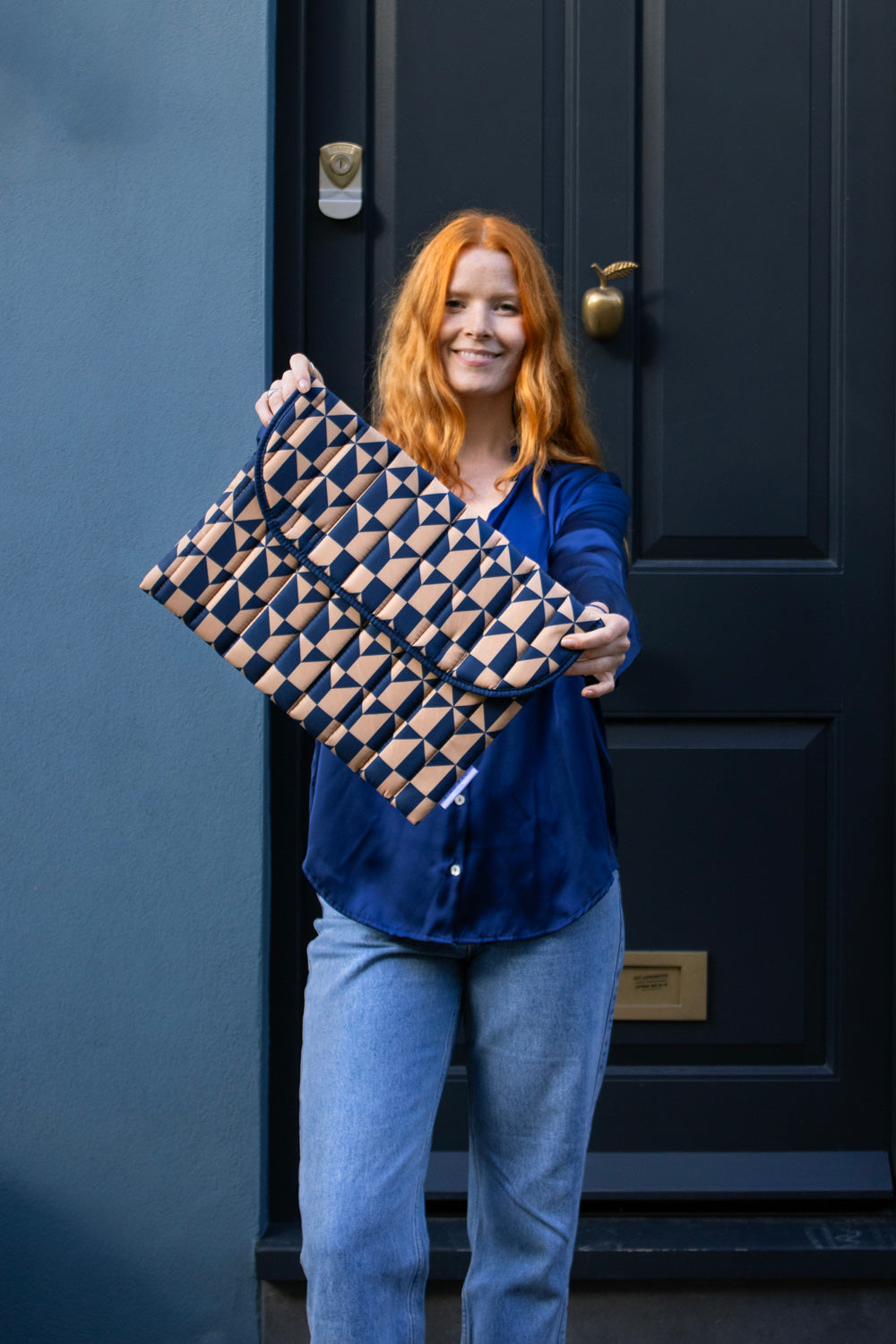 Navy Coffee | 16 Inch Laptop Sleeve