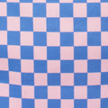 Checkerboard Blue and Pink