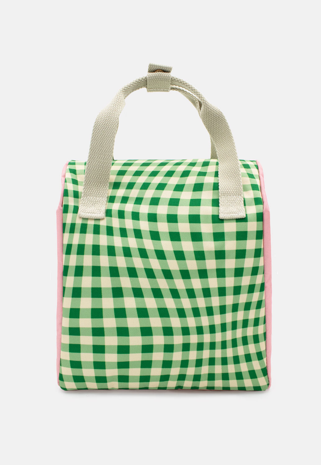 Pre Order - Lunch Bag | Distorted Gingham Green