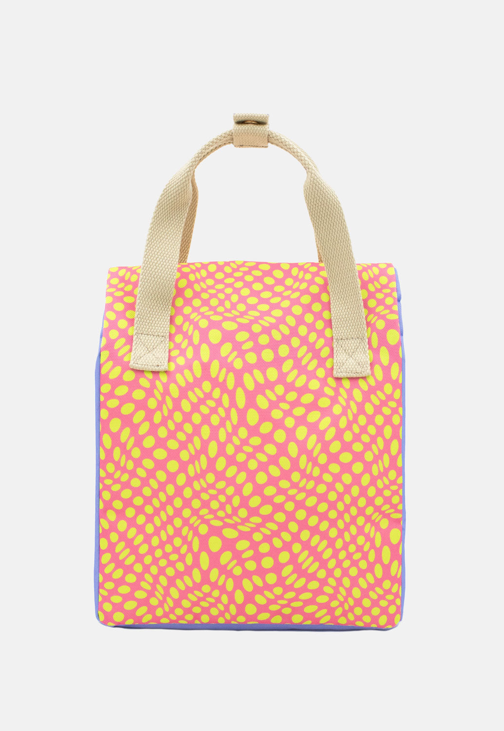Lunch Bag | Twisted Polka Pink and Yellow
