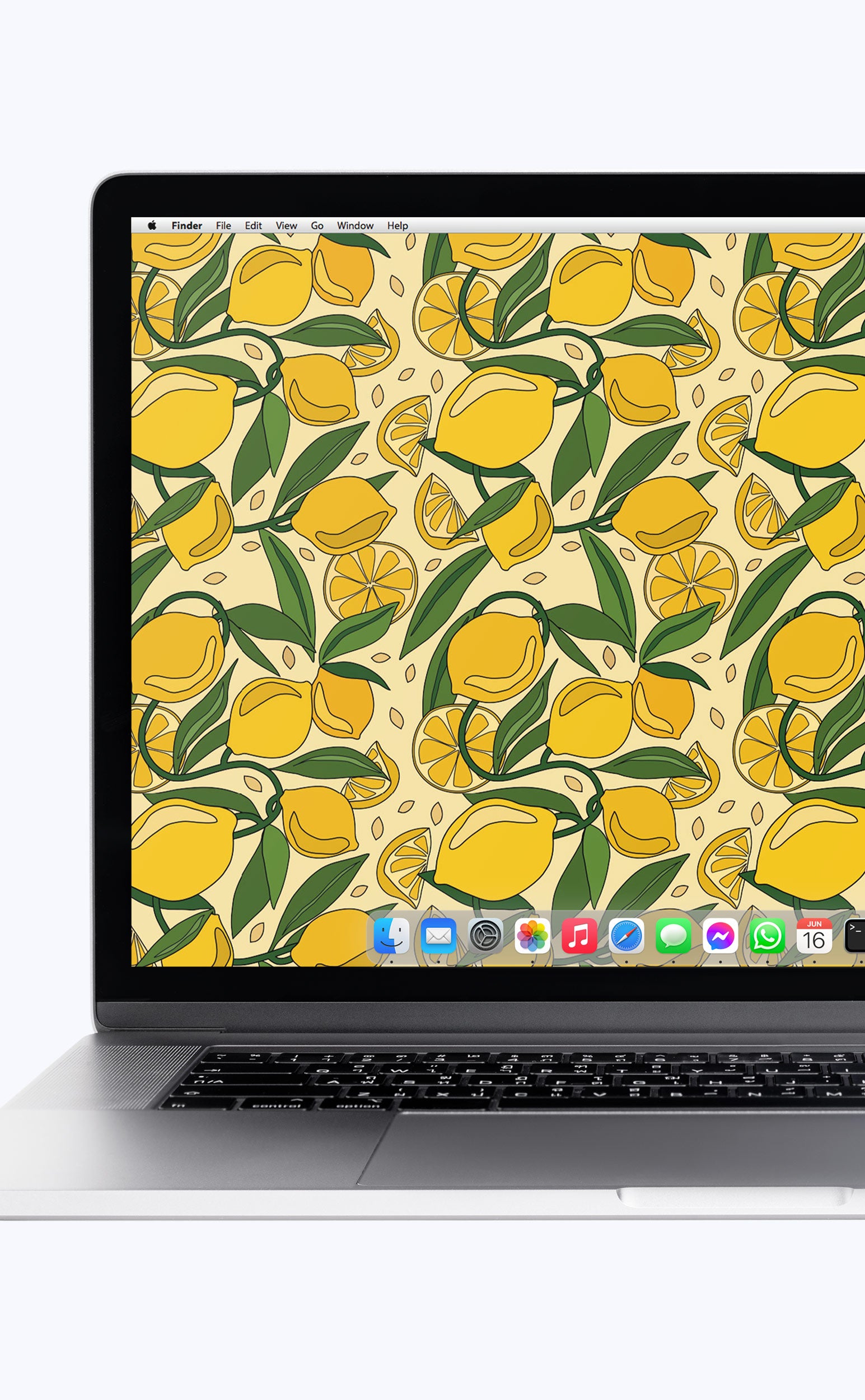Lemons | Digital Laptop Wallpaper – Kind Bag