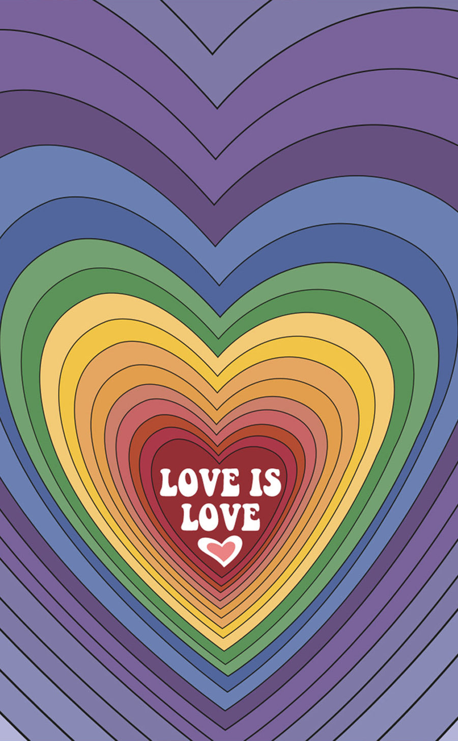 Love is Love | Digital Laptop Wallpaper