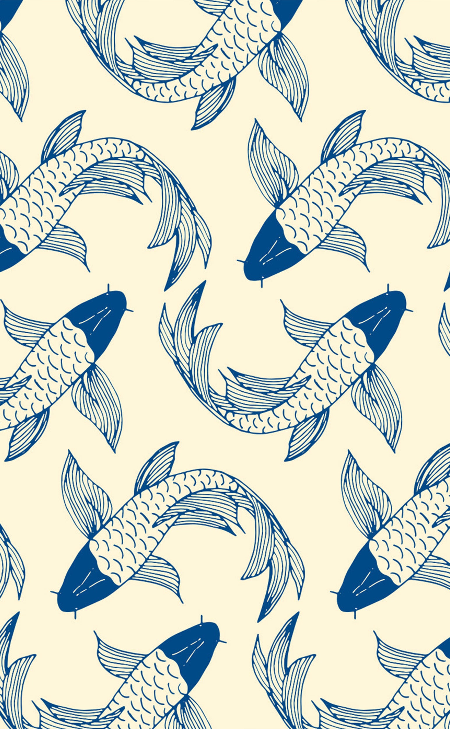 Koi Fish | Digital Laptop Wallpaper
