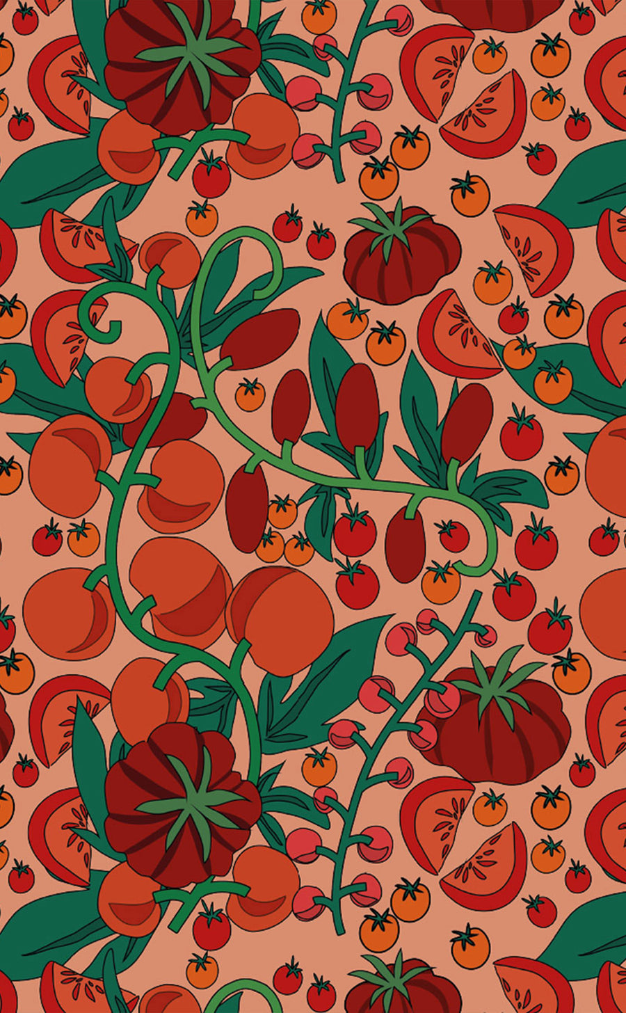 Tomatoes | Digital Laptop Wallpaper