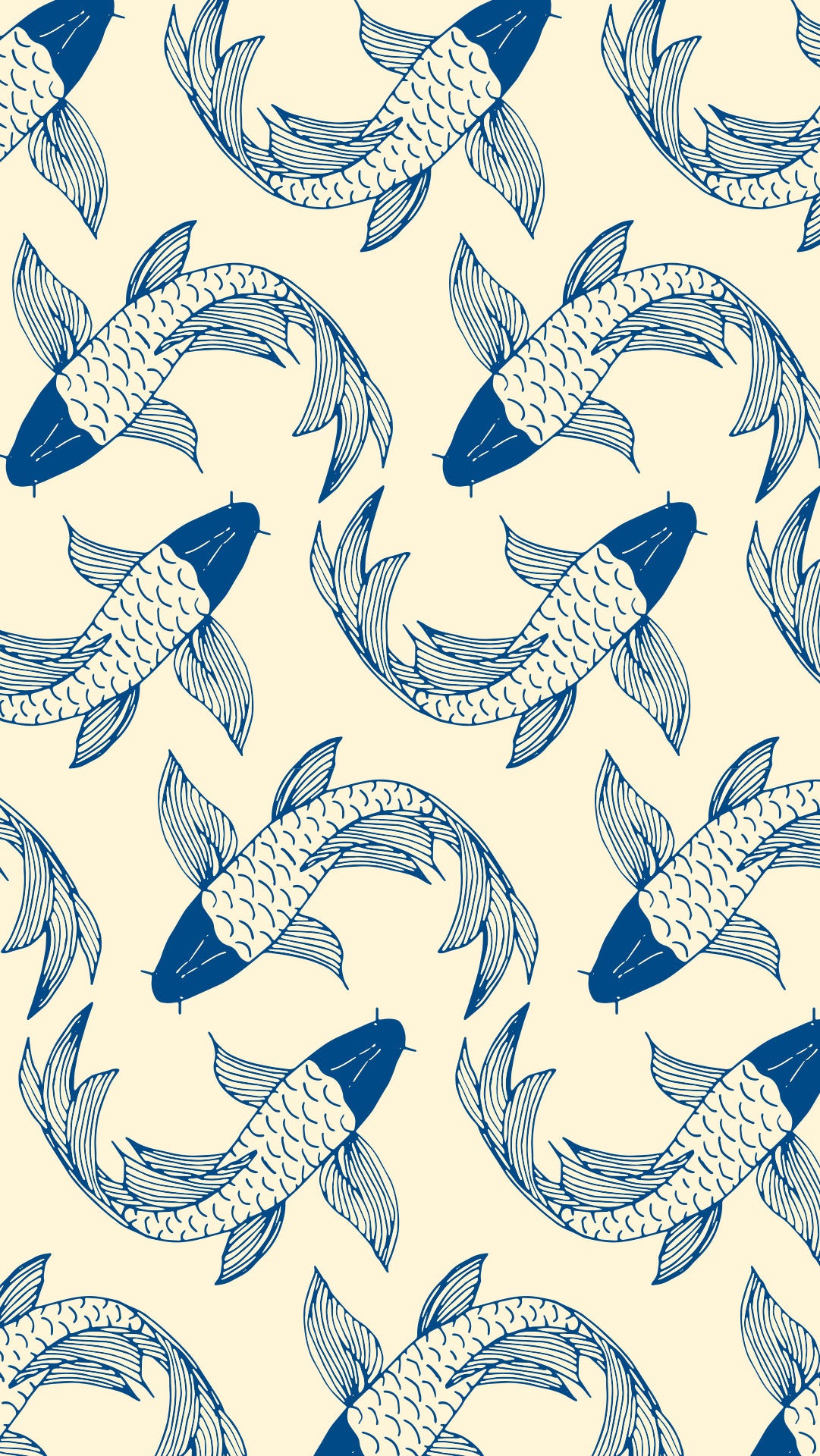 Koi Fish | Digital Phone Wallpaper