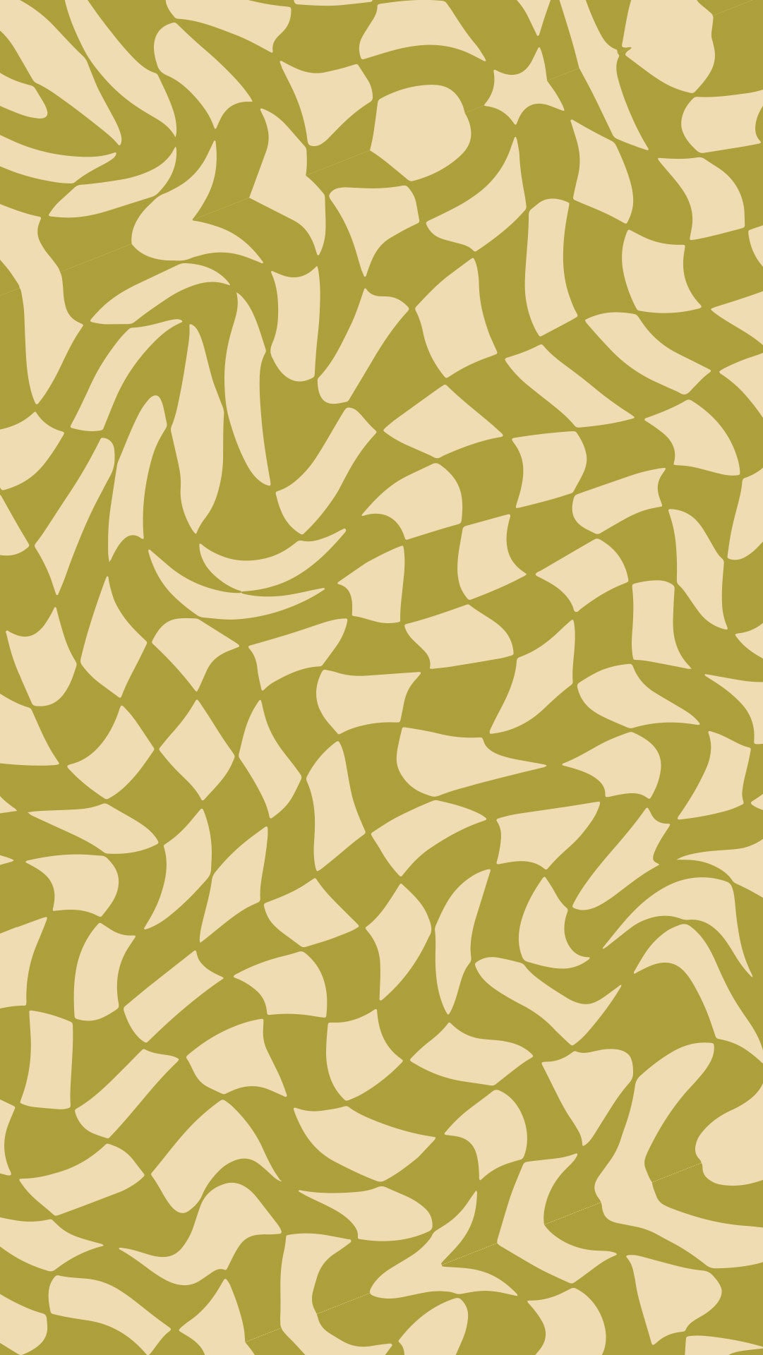 Yellow Wavy Check | Digital Phone Wallpaper
