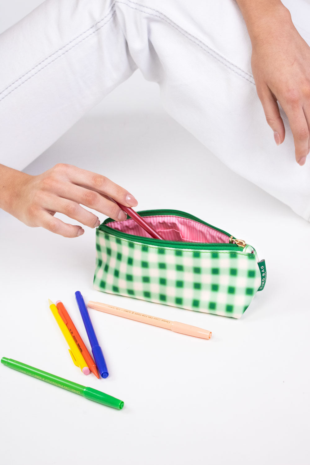 Essentials Case | Blurred Plaid