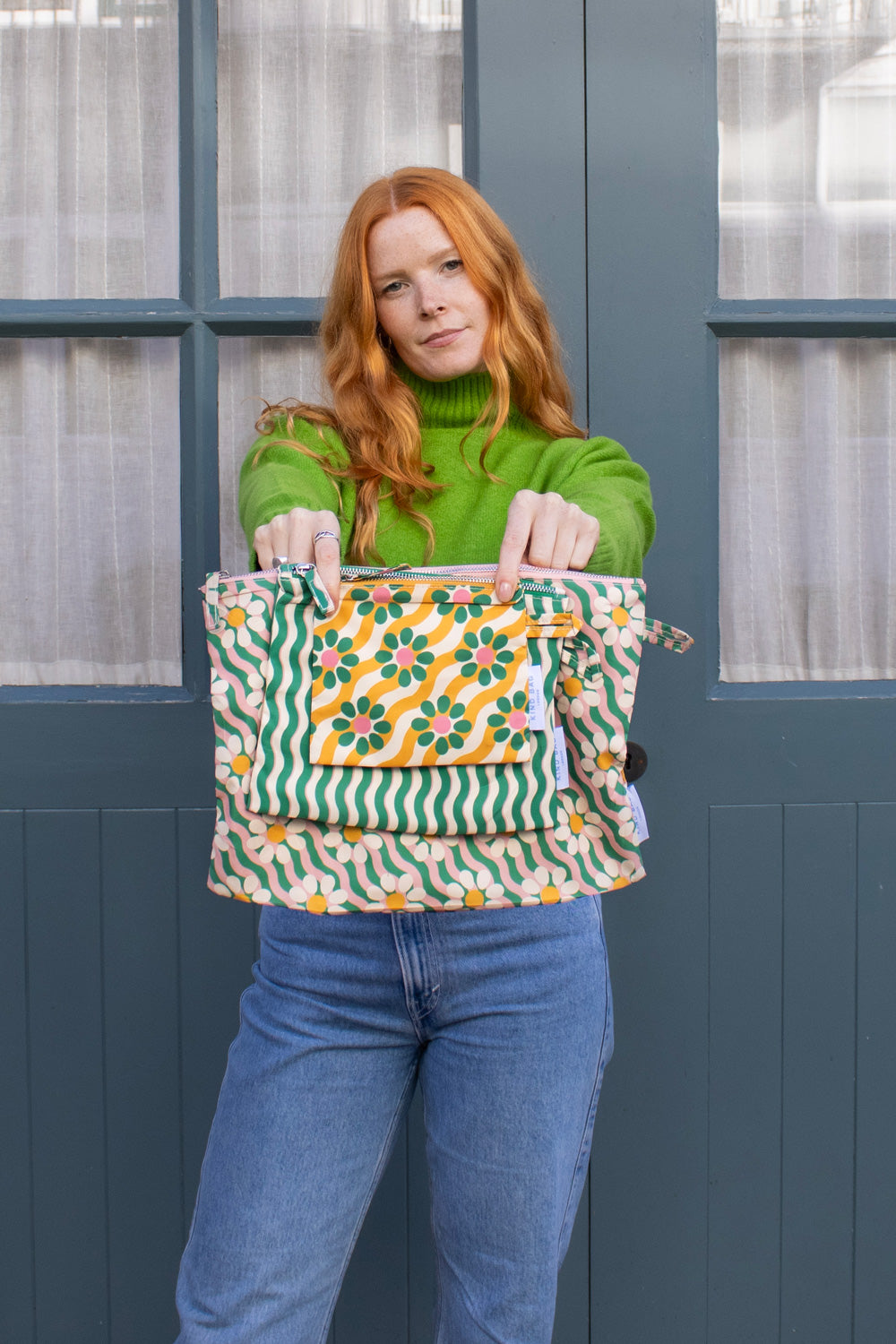 Pouches | Wavy Daisy | Set of 3