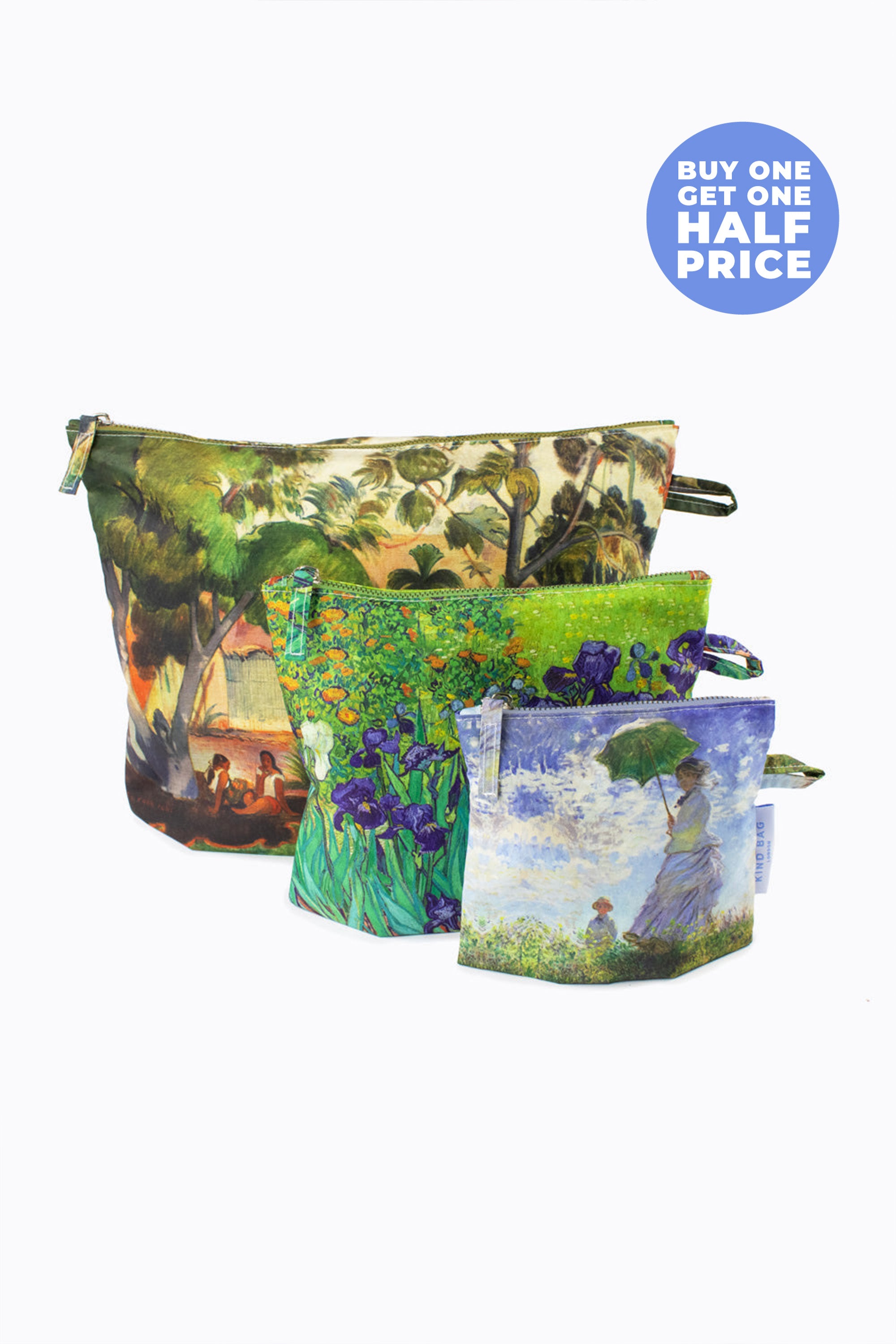 Pouches | Museum Collection | Blues | Set of 3