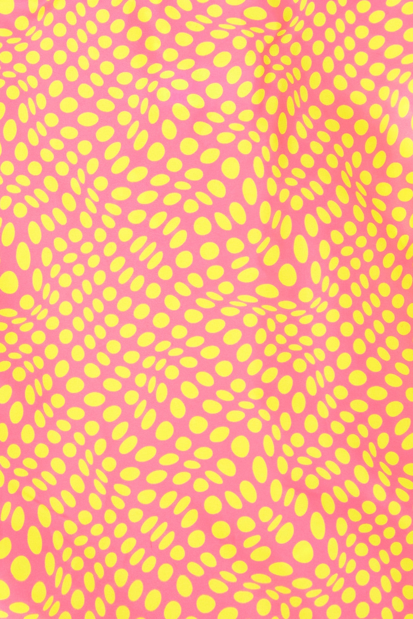 Twisted Polka Pink and Yellow | Medium