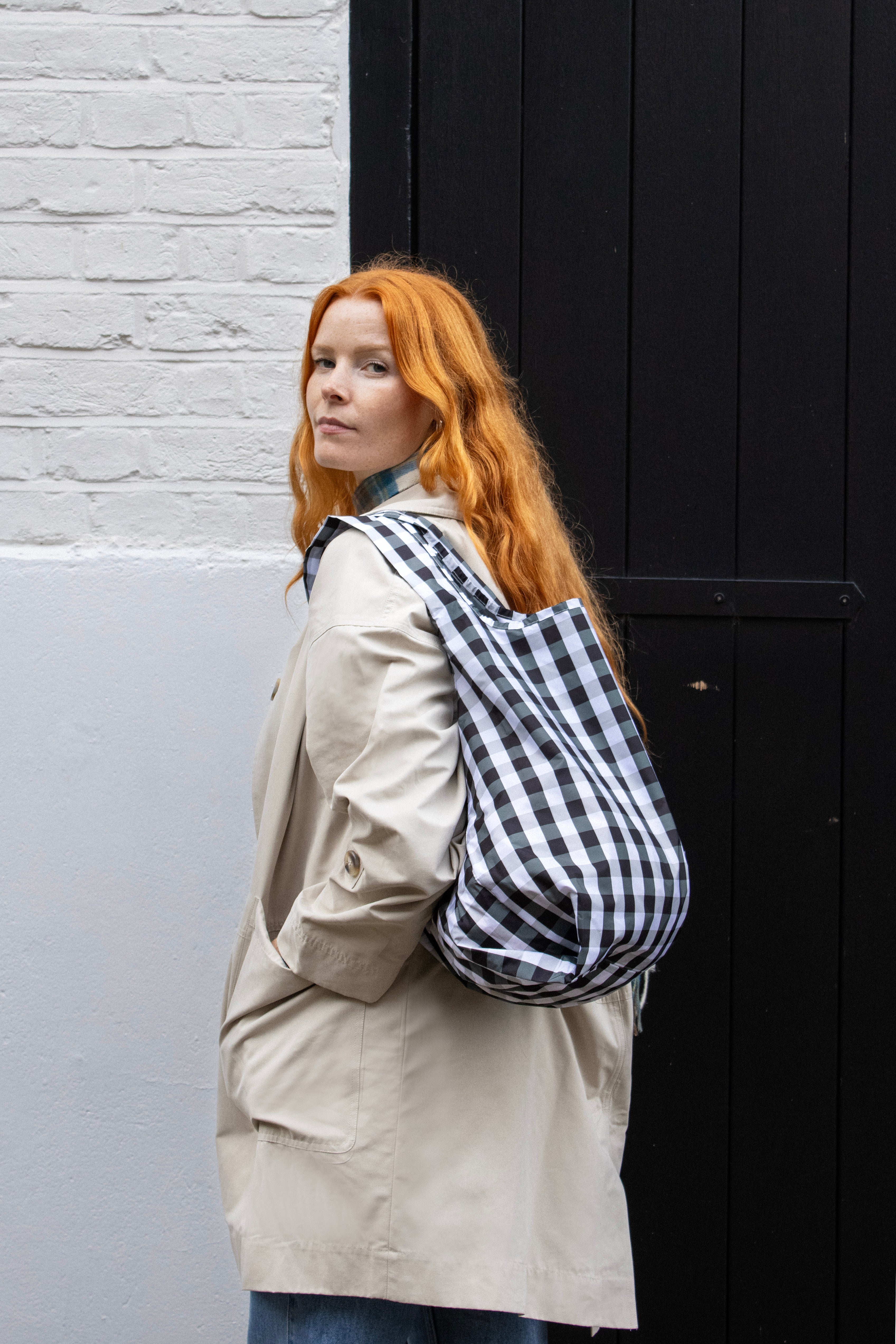 Gingham Black & White | Medium