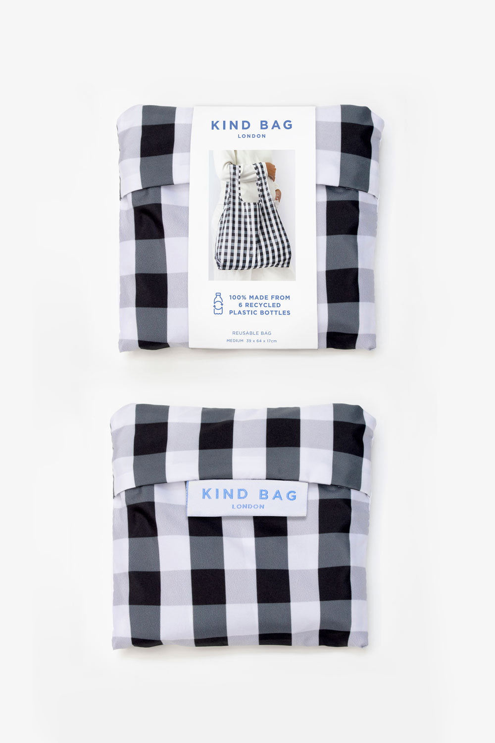 Gingham Black & White | Medium (Voxi)