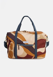 Weekender Carry-On Bag in Abstract Caramel by Kind Bag