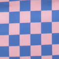 Checkerboard Blue & Pink