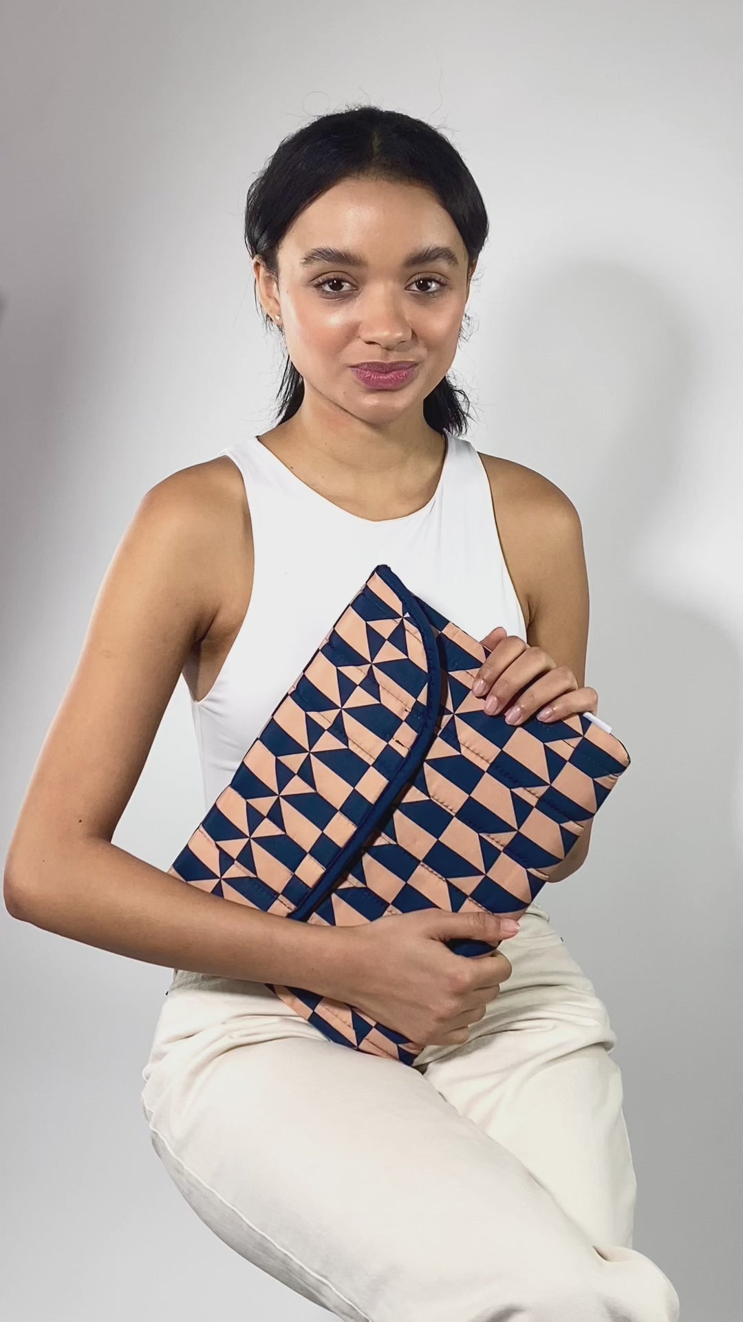 Load video: Navy Coffee | 13 Inch Laptop Sleeve