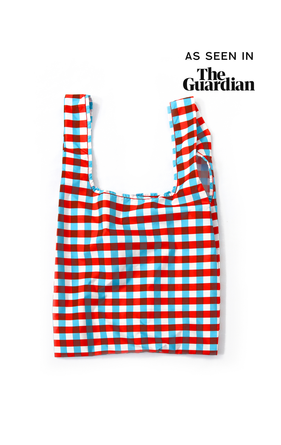 Tricolour Gingham | Medium Reusable Bag