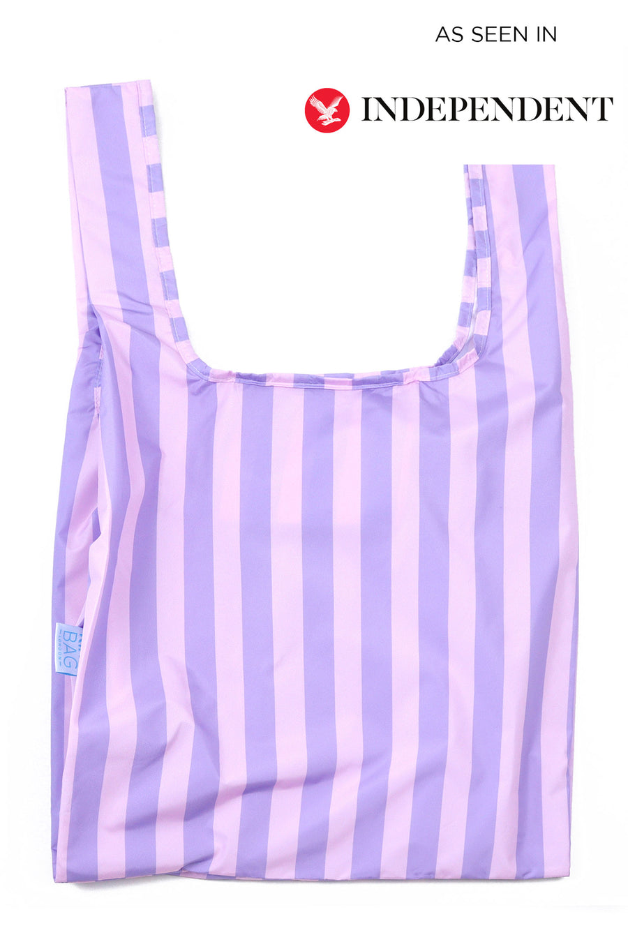Purple Stripes | Medium Reusable Bag