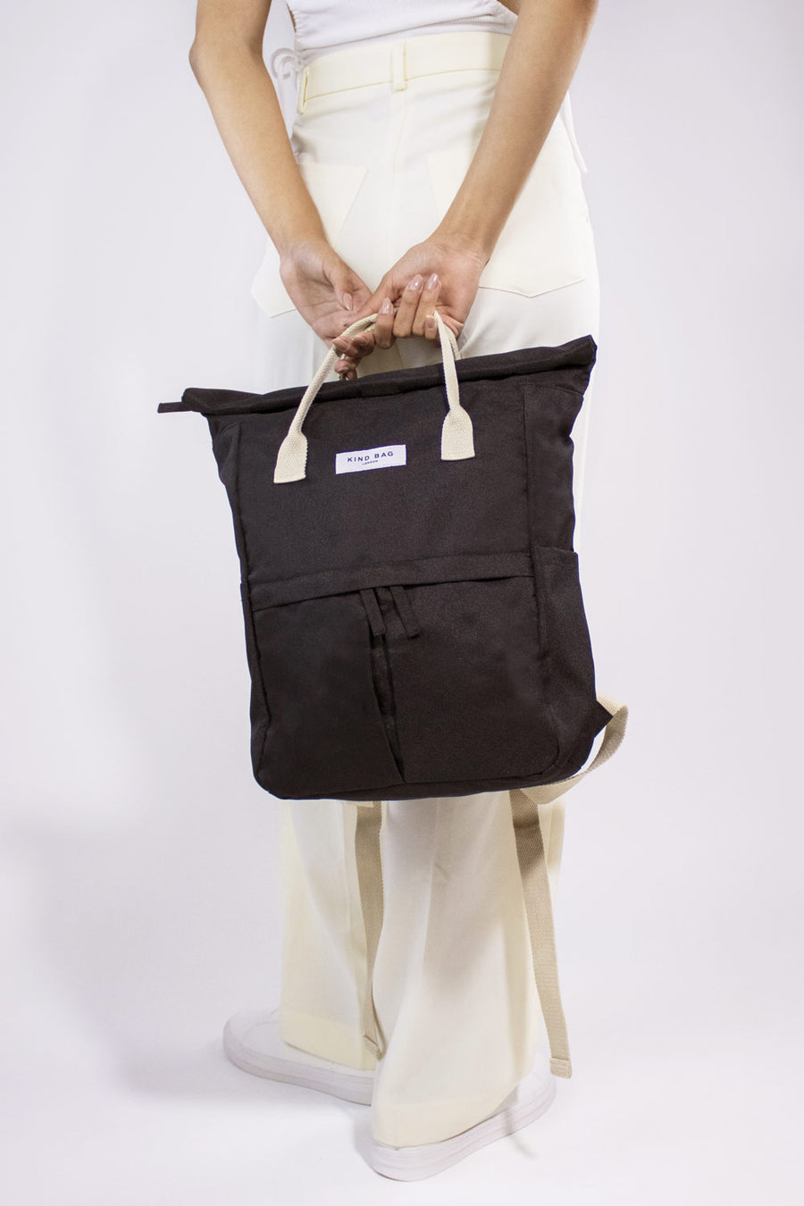 Pebble Black | “Hackney” 2.0 Backpack | Medium