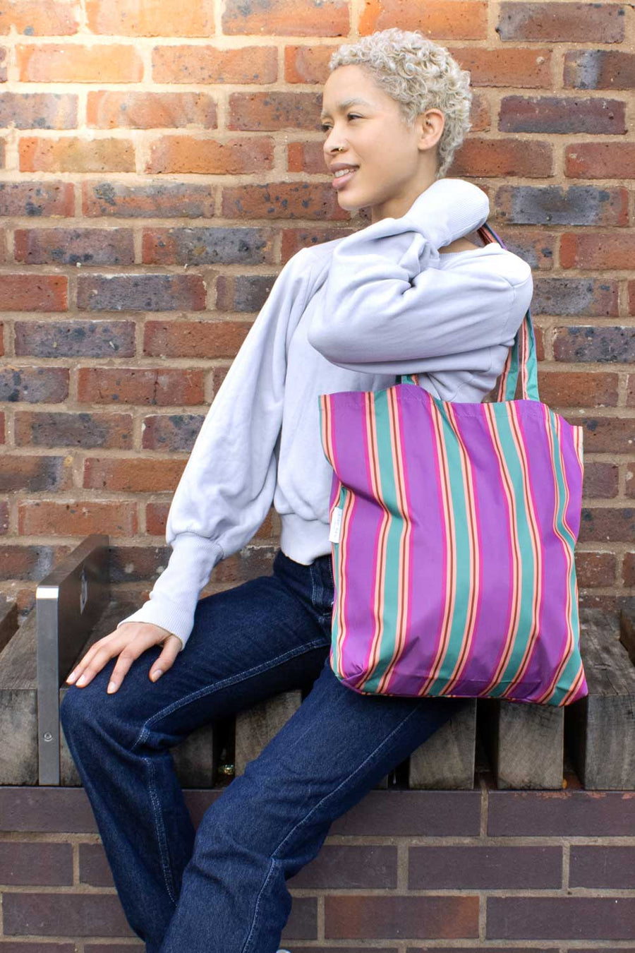 Stripes | Recycled Tote