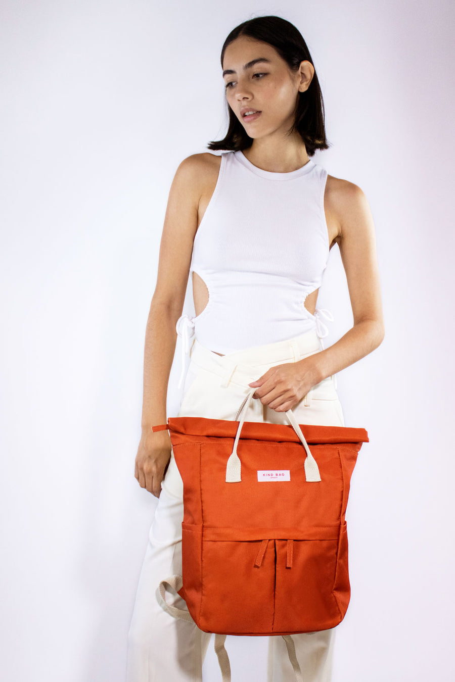 Burnt Orange | “Hackney” 2.0 Backpack | Medium