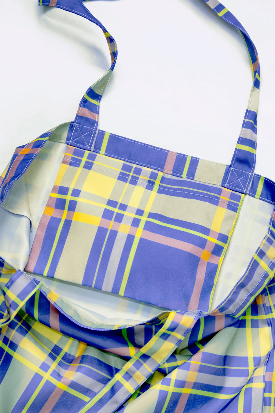 Madras Check | Recycled Tote